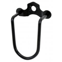 derailleur guard, steel, 88 mm, width 32 mm, black