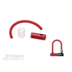 Skin Kryptonite U-tipe lock MINI3.25 red