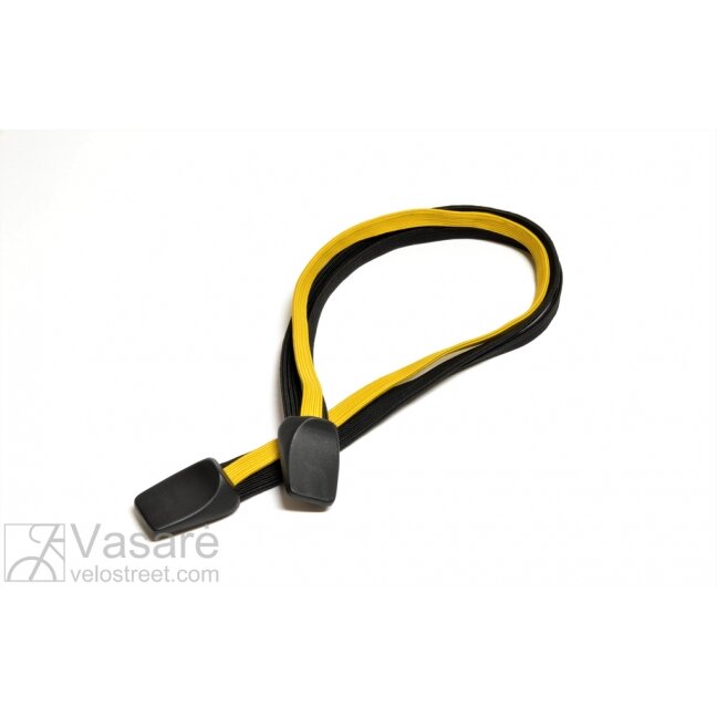 Rack Strap Triple 570mm  Blk/Yellow/Blk w/hook