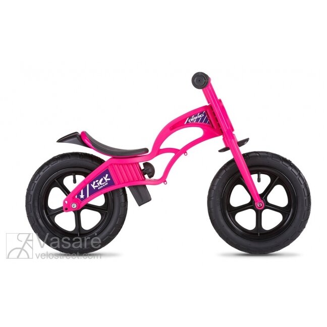 Children balance/running bike Drag Kick pink