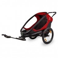 Bicycle trailer for children 2 seats Hamax Outback black/Red