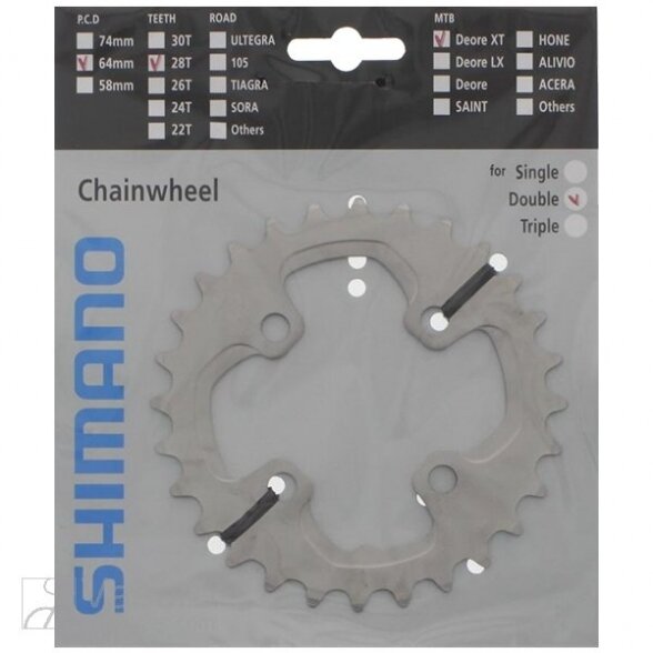 CHAINRING FC-M785 28T-AJ Deore XT