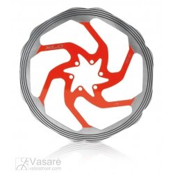 XLC brake disc BR-X58 180/1.8mm,silv/red,CNC frict.ring 162g