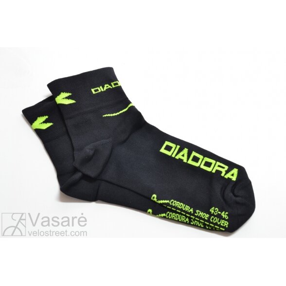 DIADORA socks cotton L-size NERO