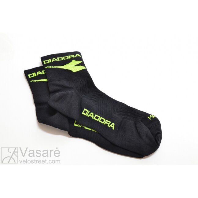 DIADORA  puskojinės CALZINO RACING L-dydis NERO/GI