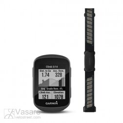 Dviračio GPS kompiuterio komplektas Garmin Edge® 130 Plus HRM komplektas