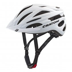 Dv.šalmas Cratoni PACER White matt  L/XL 58-62cm