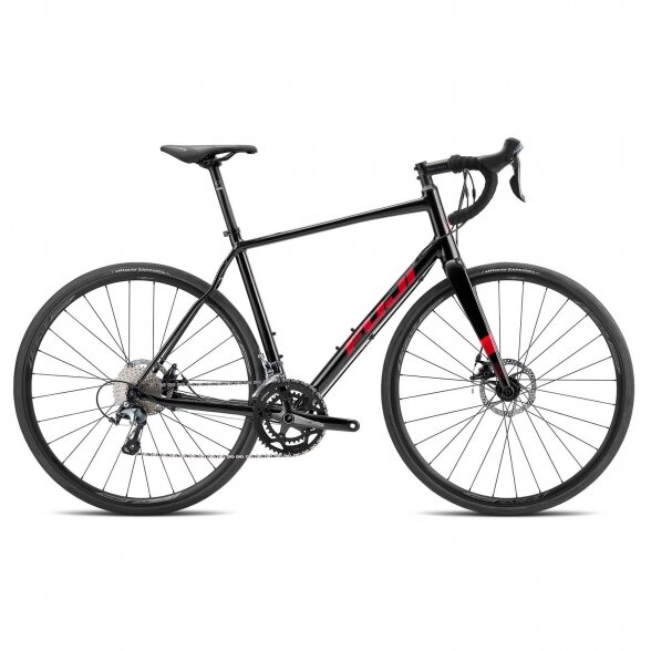 Bicycle Fuji SPORTIF 1.3 D Pearl Black with Red Orange