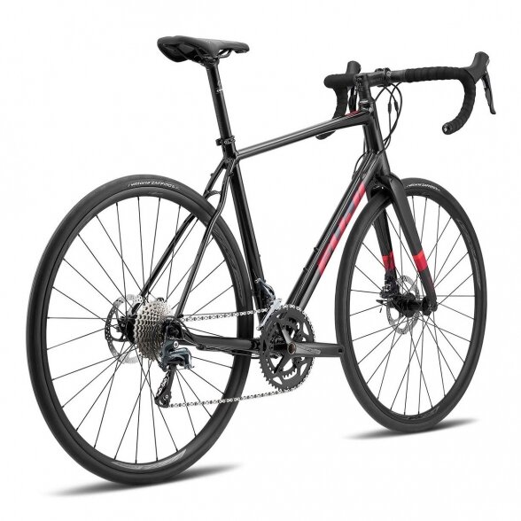 Bicycle Fuji SPORTIF 1.3 D Pearl Black with Red Orange 2