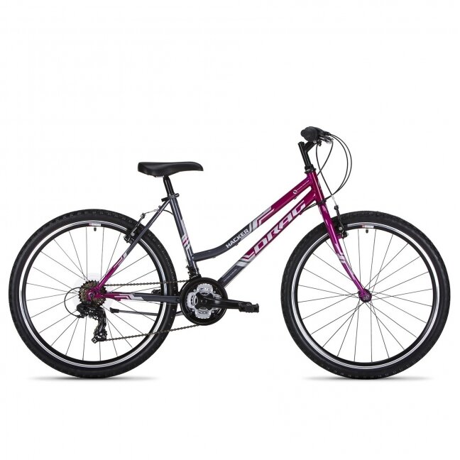 Bicycle Drag Hacker Lady 26 purple dark silver