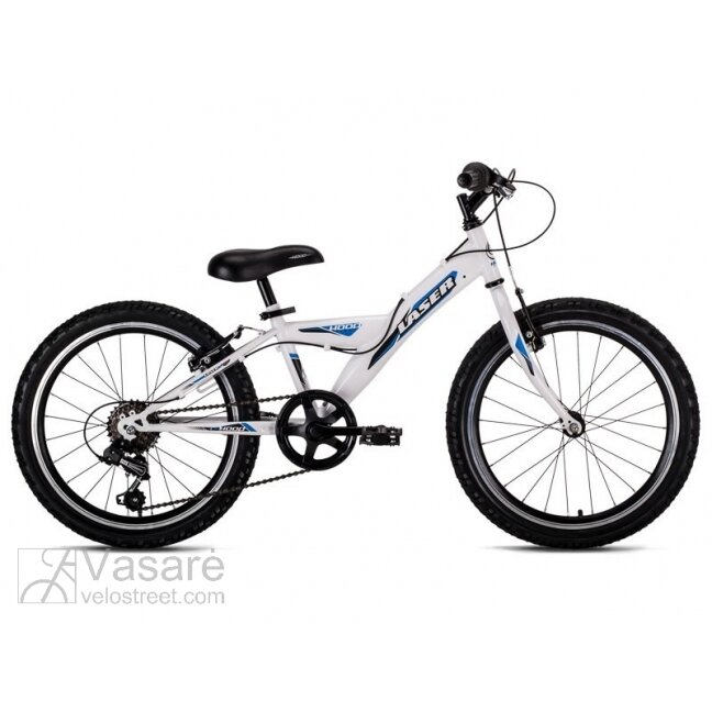 Bicycle Drag Laser 20 White Blue