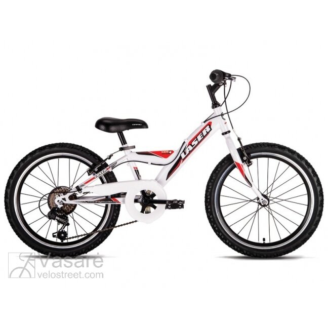 Bicycle Drag Laser 20 White Red