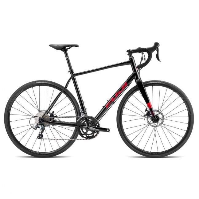 Dviratis Fuji SPORTIF 1.3 D Pearl Black with Red Orange