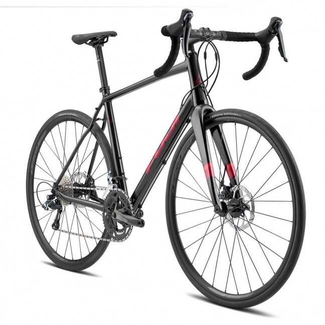 Dviratis Fuji SPORTIF 1.3 D Pearl Black with Red Orange 1