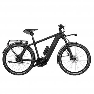 E-bike Riese & Müller Charger4 GT Rohloff E-14 53cm 1000Wh ABS GX Kiox300 Front carrier Black matt