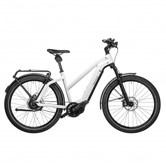 E-bike Riese & Müller Charger3 Mixte GT Vario belt 49cm White Ceramic