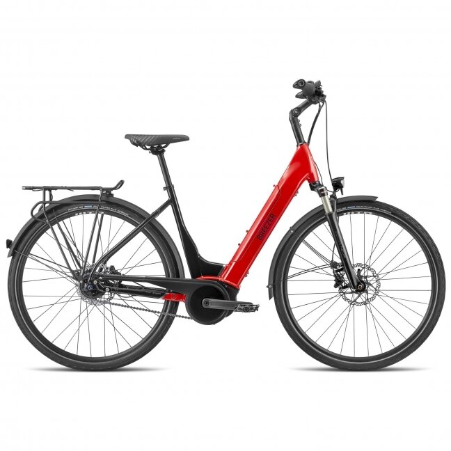 E-bike Breezer POWERTRIP EVO 2.1+ LS 45cm Vinyl Red / Black