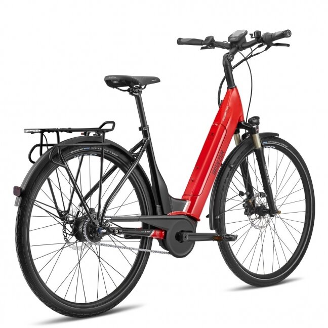 E-bike Breezer POWERTRIP EVO 2.1+ LS 45cm Vinyl Red / Black 2