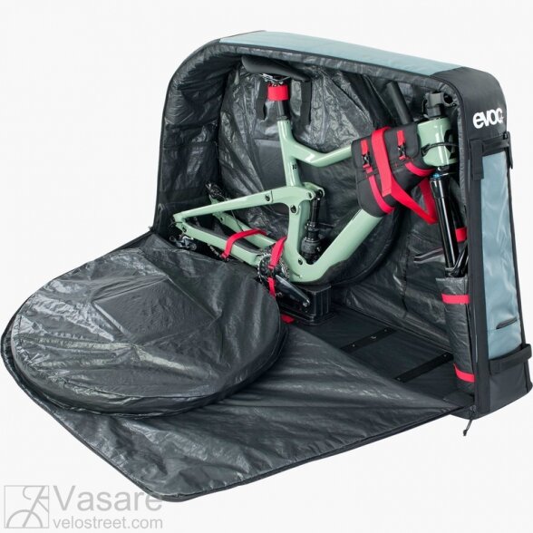 EVOC Dviračio transportavimo krepšys Bike Travel Bag // Steel 1