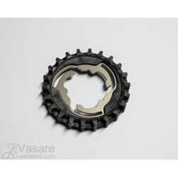 Sprocket 22T Blk/Sil Polymer-Ceramic CDN