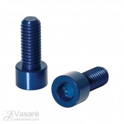 XLC screws for water bottle holders 2piece Set, blue