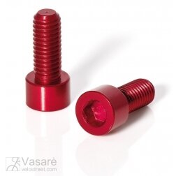 XLC screws for water bottle holders 2piece Set, red