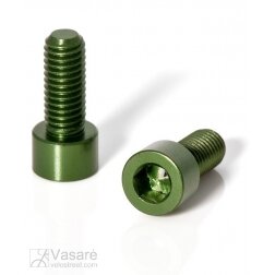 XLC screws for water bottle holders 2piece Set, green