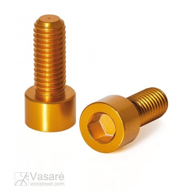 XLC screws for water bottle holders 2piece Set, gold