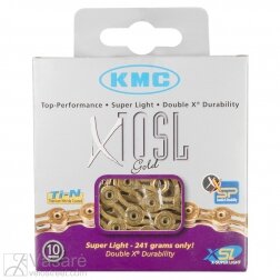 Chain KMC X-10-GOLD, SL (superlight)