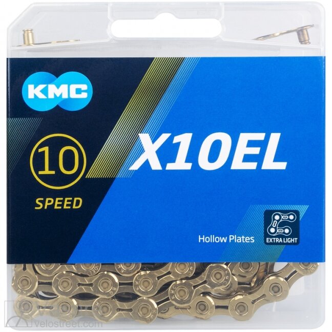 Grandinė KMC X-10 EL GOLD, 114 links 10pav.