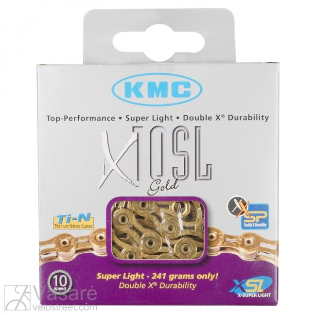 Chain KMC X-10-GOLD, SL (superlight) 1