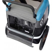 HAMAX AVENIDA double kids bike trailer blue