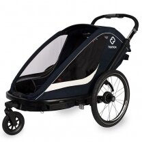 HAMAX Breeze trailer for 2 kids, black