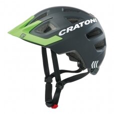helmet Cratoni Maxster Pro (Kid), black/neon green matt, size S/M(51-56cm)