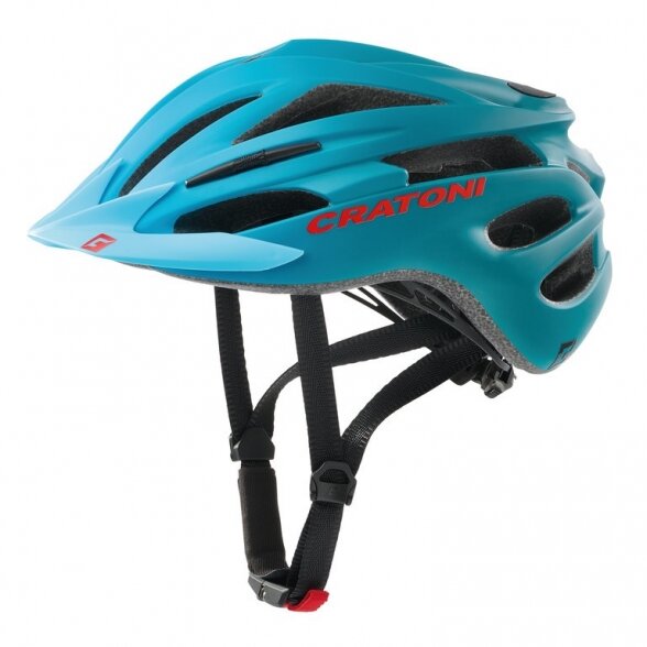 Helmet Cratoni Pacer Jr., blue/petrol matt, size S/M (54-58cm)