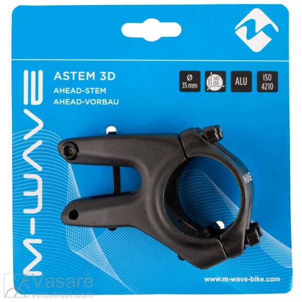Stem AHEAD M-WAVE, alloy, 40 mm, -12 1