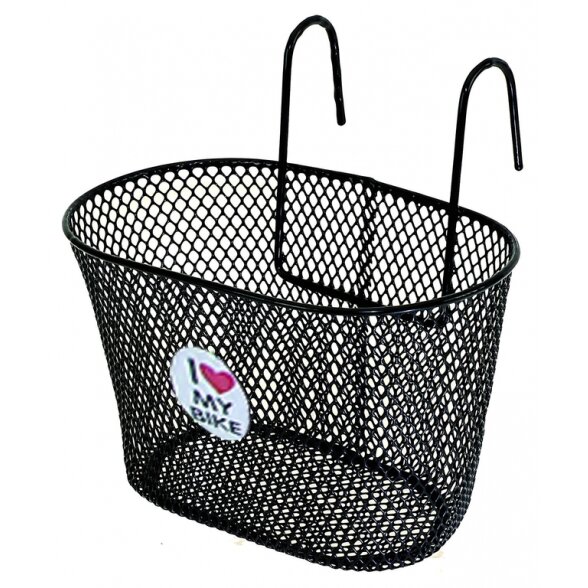 Wire basket, for children, black