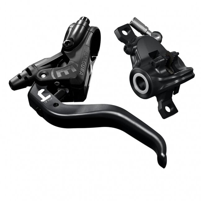 Rear brake set Magura MT4, 2-finger aluminum light-weight-lever blade