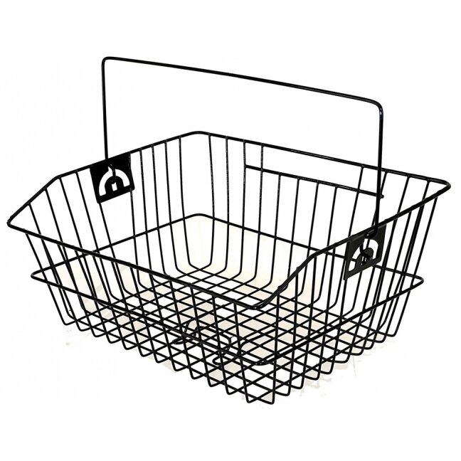 Wire basket juodas