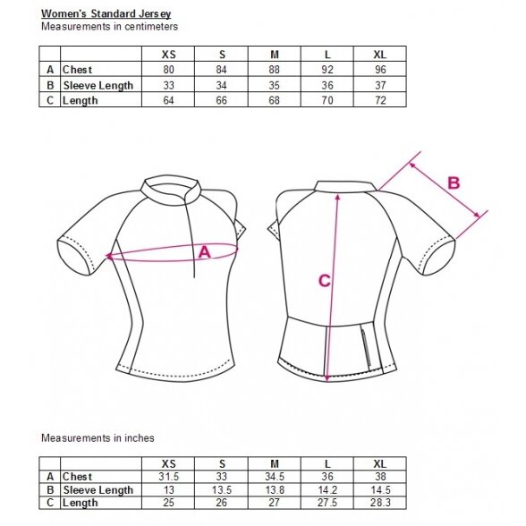 Women's Jersey J-302M 2