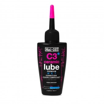 Muc-Off C3 Ceramic Lube 50ml- keraminis grandinės tepalas drėgnoms sąlygoms