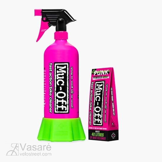 MUC-OFF Bottle For Life Bundle (Inc 4 PP) Daugkartinio naudojimo talpos k-tas su 4pak. miltelių