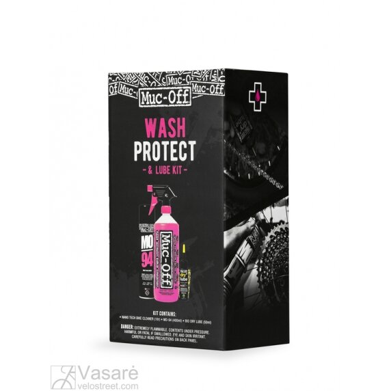 Muc-off Wash protect and lube kit