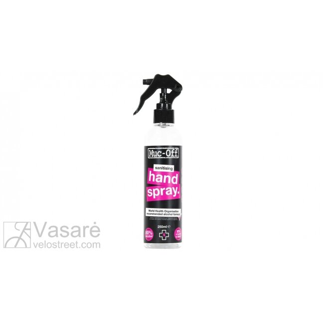 Muc-Off Antibakterinis dezinfekcinis rankų skystis 250ml.