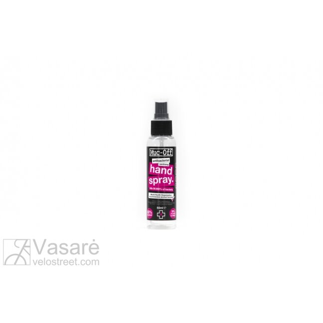 Muc-Off Antibacterial Sanitising Hand Spray 50ml.