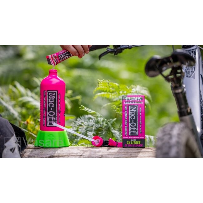 MUC-OFF Bottle For Life Bundle (Inc 4 PP) Daugkartinio naudojimo talpos k-tas su 4pak. miltelių 2