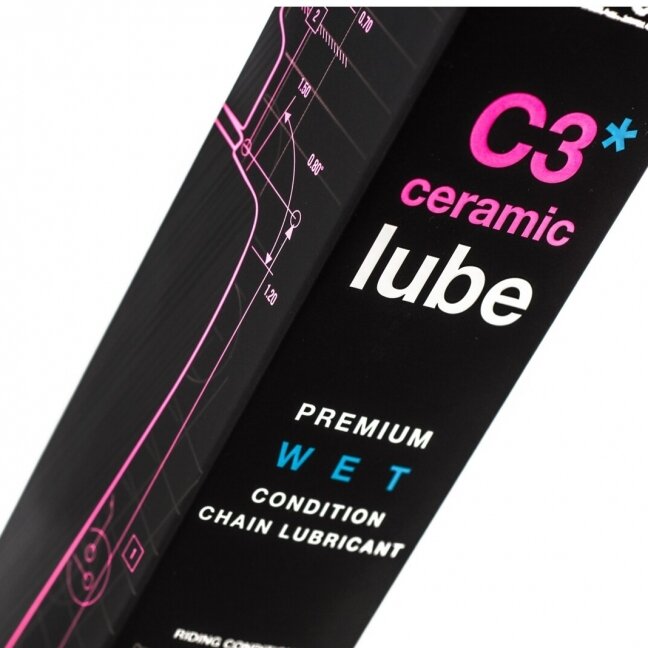 Muc-Off C3 Ceramic Lube 120ml- keraminis grandinės tepalas  drėgnoms sąlygoms 2