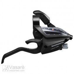 Pavarų stabdžių rankenėlė dešinė 7pav. Shimano ST-EF500 2F juoda