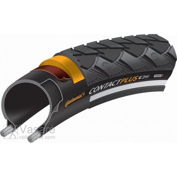 Tyre 28x1.75" 47-622 Continental Contact Plus Reflex