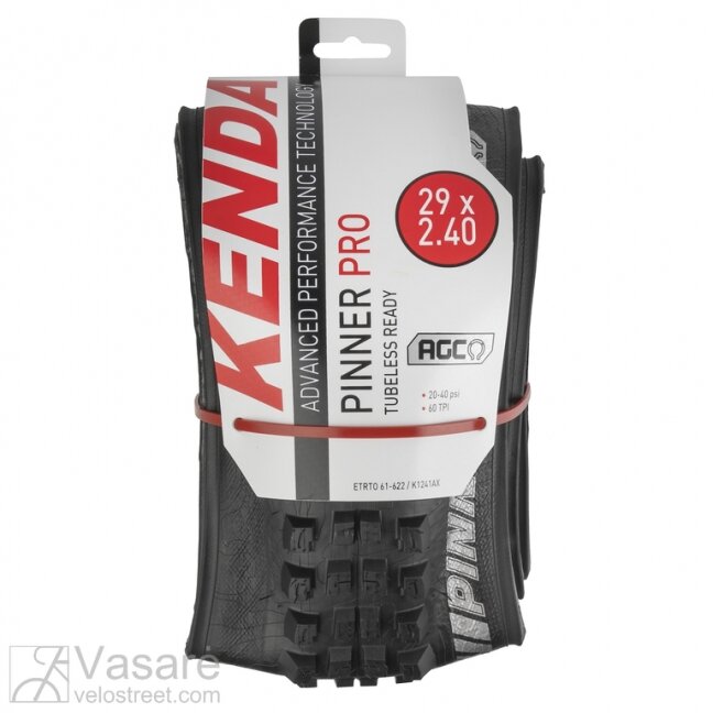 Tire 29x2.40, 61-622, Kenda PINNER Pro AGC 2